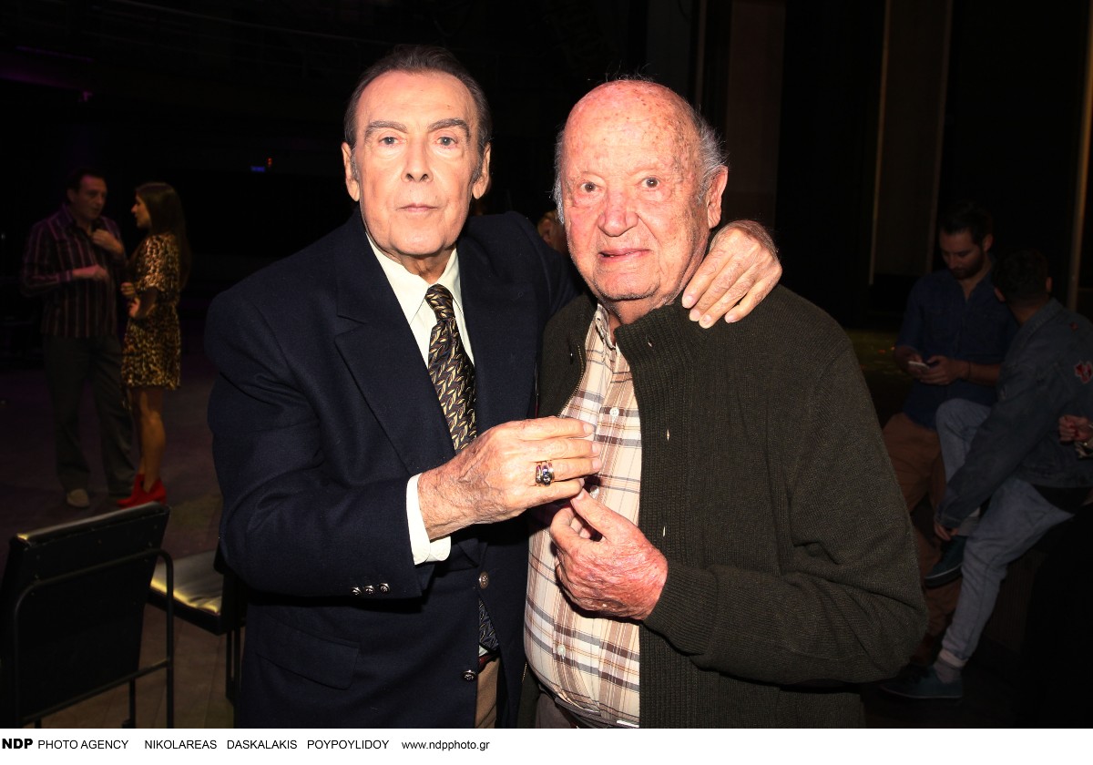 Ο Τόλης Βοσκόπουλος και ο Μίμης Πλέσσας