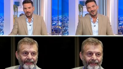 Ο Κώστας Τσουρός και ο Απόστολος Γκλέτσος στο Ακόμα δεν είδες τίποτα