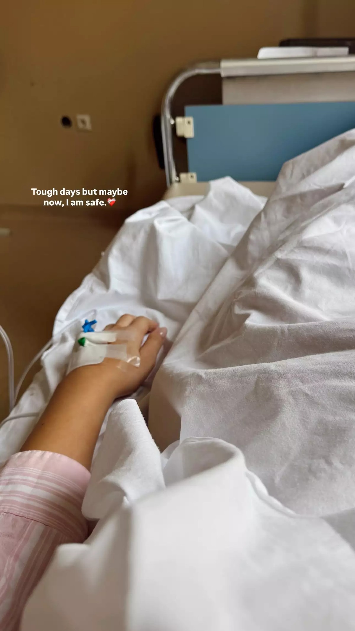 Η ανάρτηση της Κατερίνας Βισέρη μέσα από το νοσοκομείο