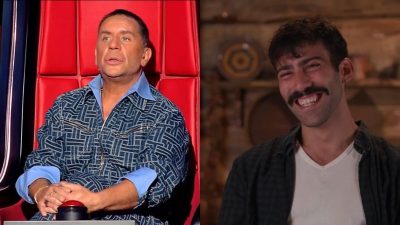 Ο Γιώργος Μαζωνάκης και παίκτης της Φάρμας