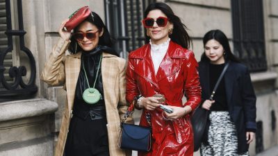 γυναίκες με παλτό στο street style