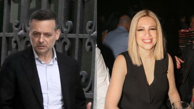 Ο Χάρης Δούκας και η Φώφη Γεννηματά