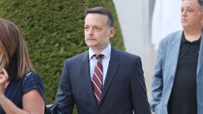 Ο Χάρης Δούκας στο Προεδρικό Μέγαρο.Εορτασμός 50 χρόνων από την αποκατάσταση της Δημοκρατίας