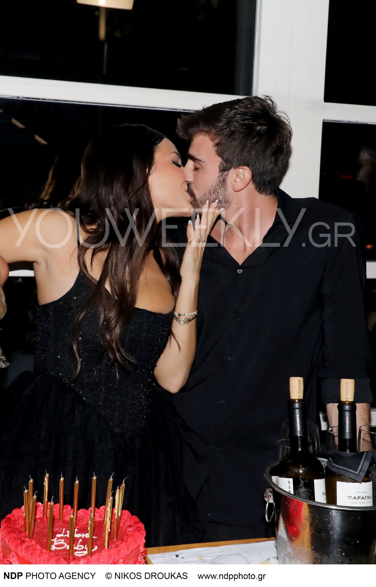 Το φιλί της Χρύσας Χατζηγεωργίου και του Φάνη Μπολέτση στο στόμα