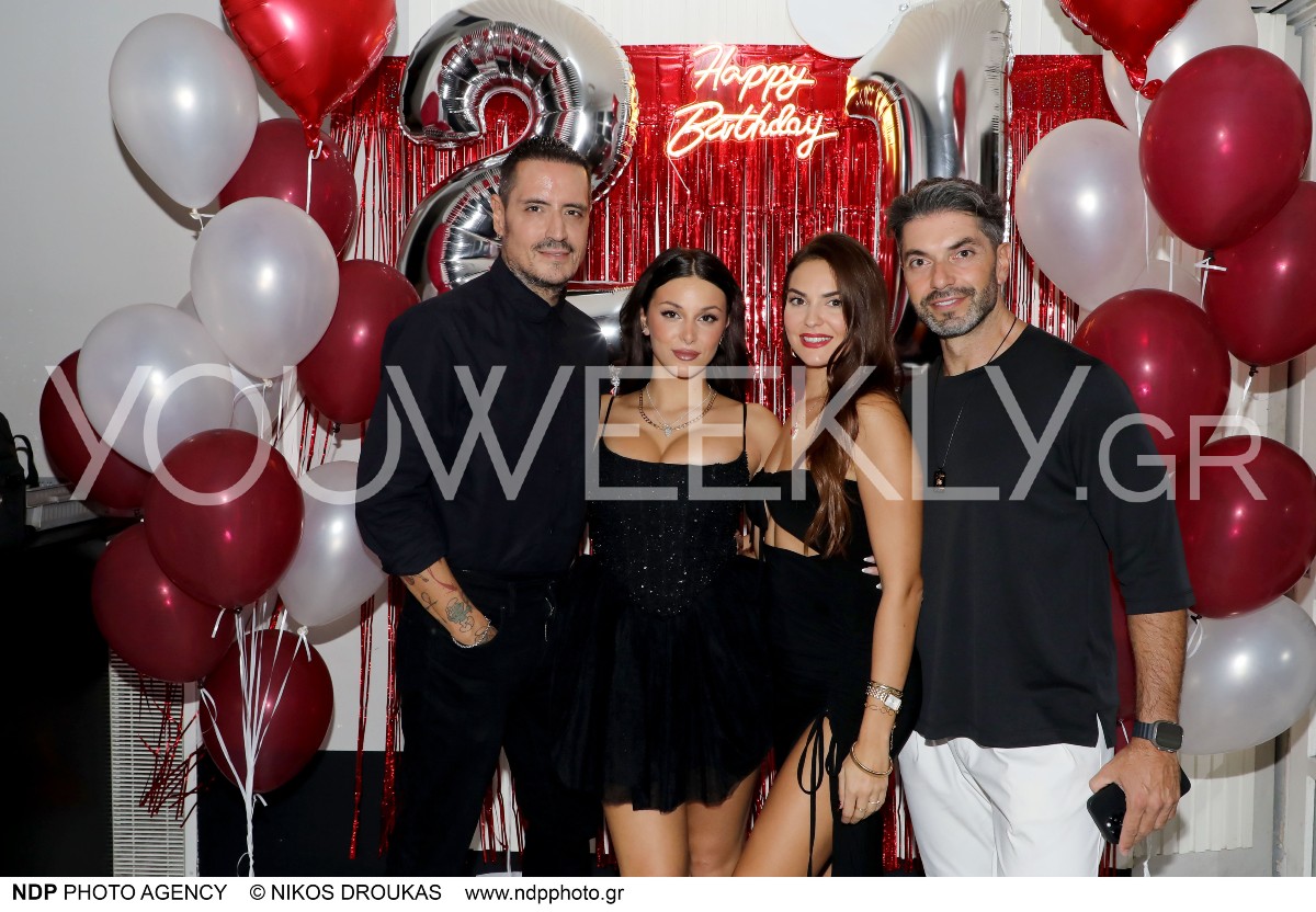 Η Χρύσα Χατζηγεωργίου με τον Σπύρο Μαρτίκα και την Βρισηίδα Ανδριώτου