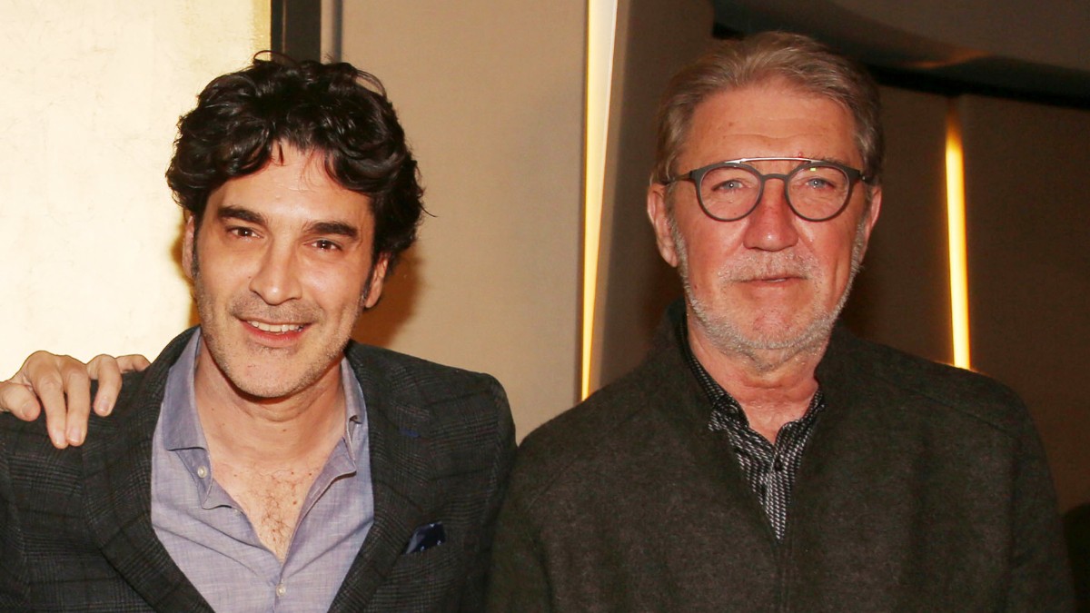 Ο Χριστόφορος Παπακαλιάτης και ο πατέρας του Μανώλης