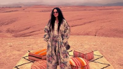 Η Ζενεβιέβ Μαζαρί στο Μαρόκο