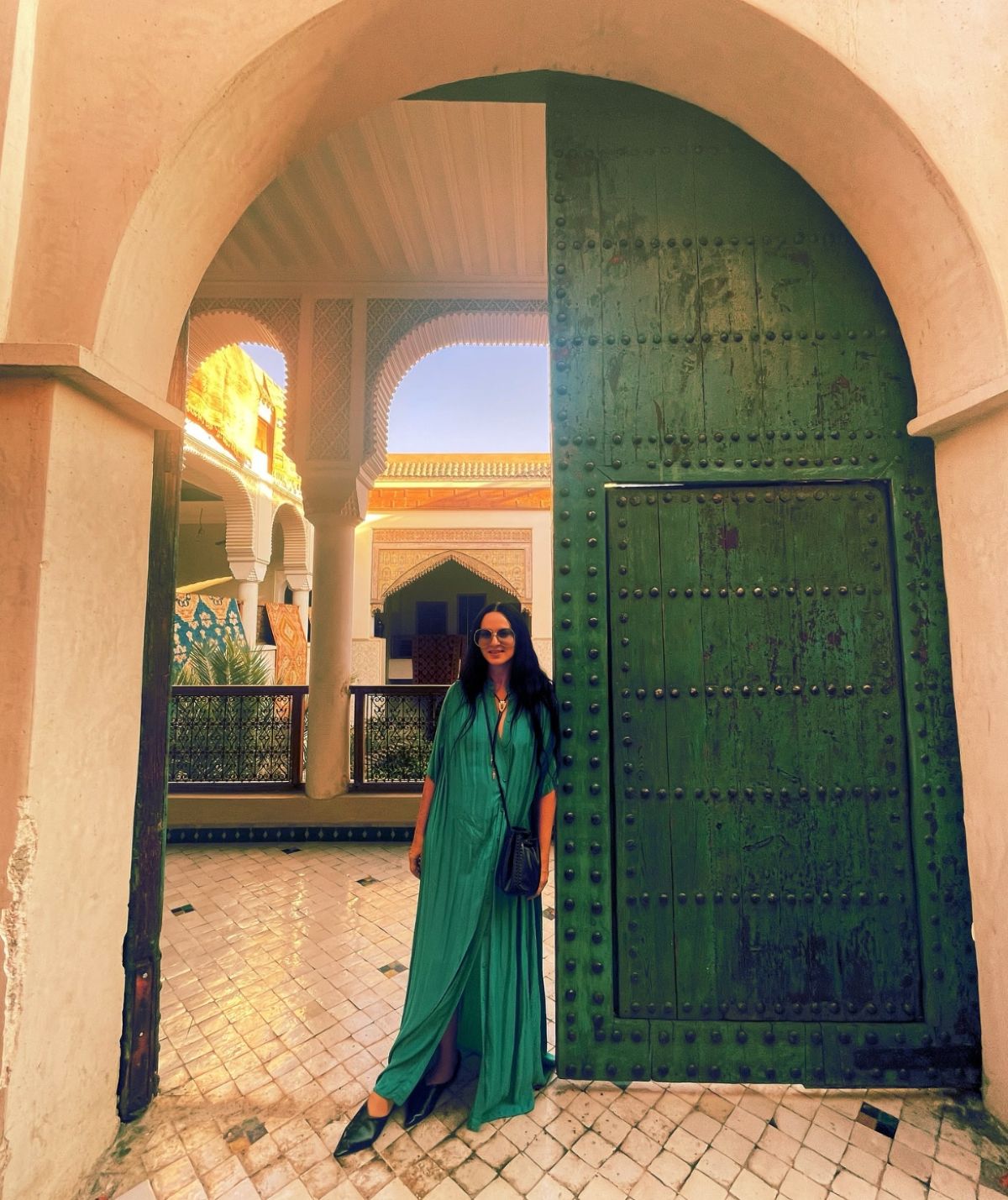 Η Ζενεβιέβ Μαζαρί στο Μαρόκο