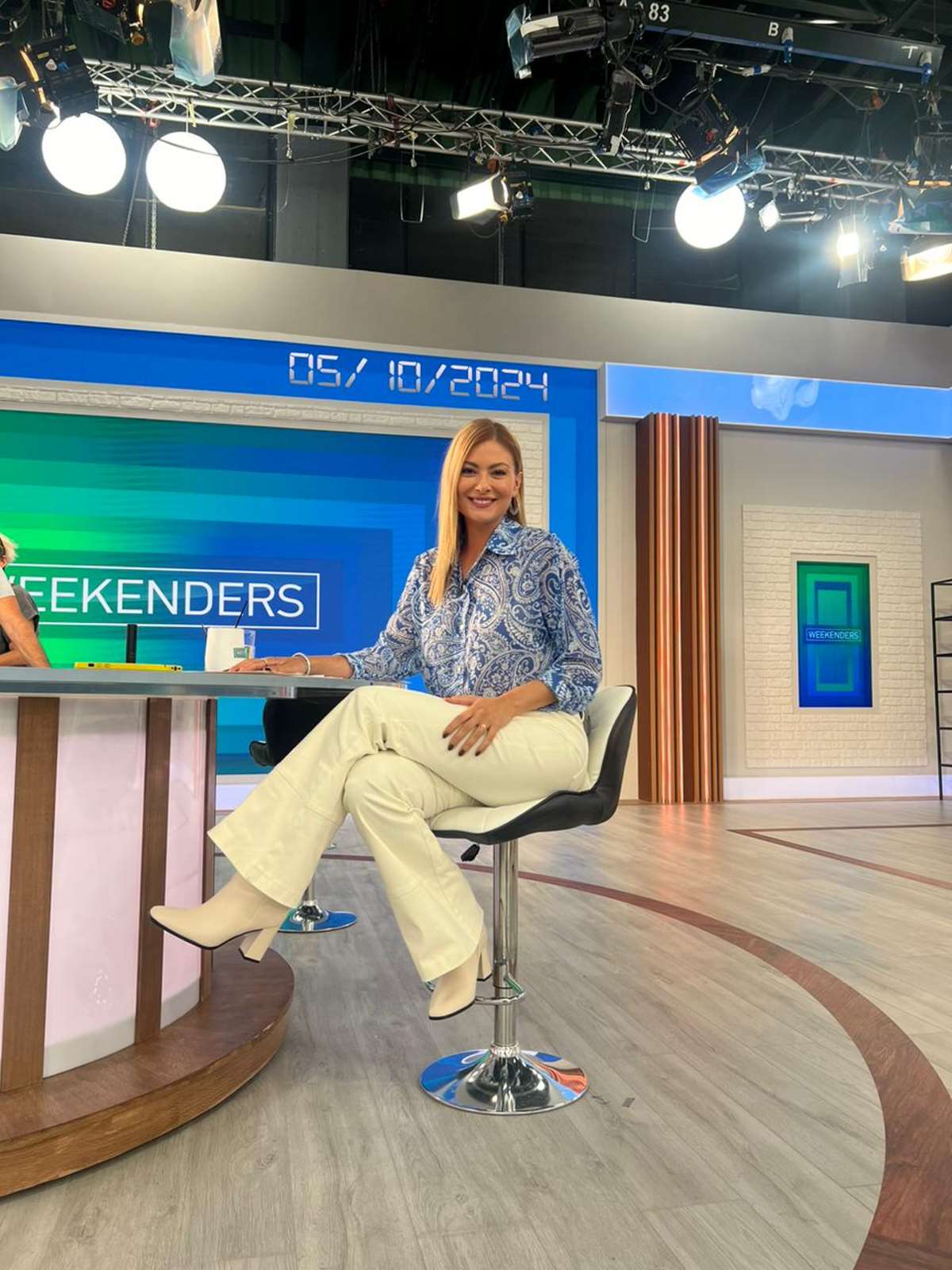 Η Δέσποινα Καμπούρη με παπούτσια Envie Shoes