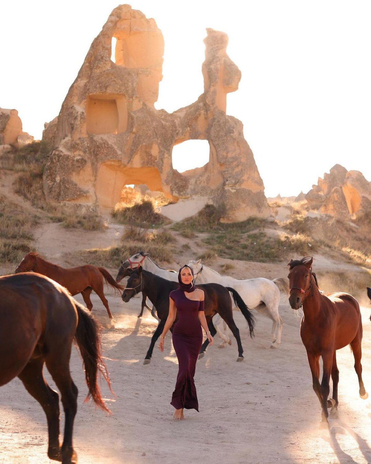 Η Ιωάννα Τούνη στην Καππαδοκία