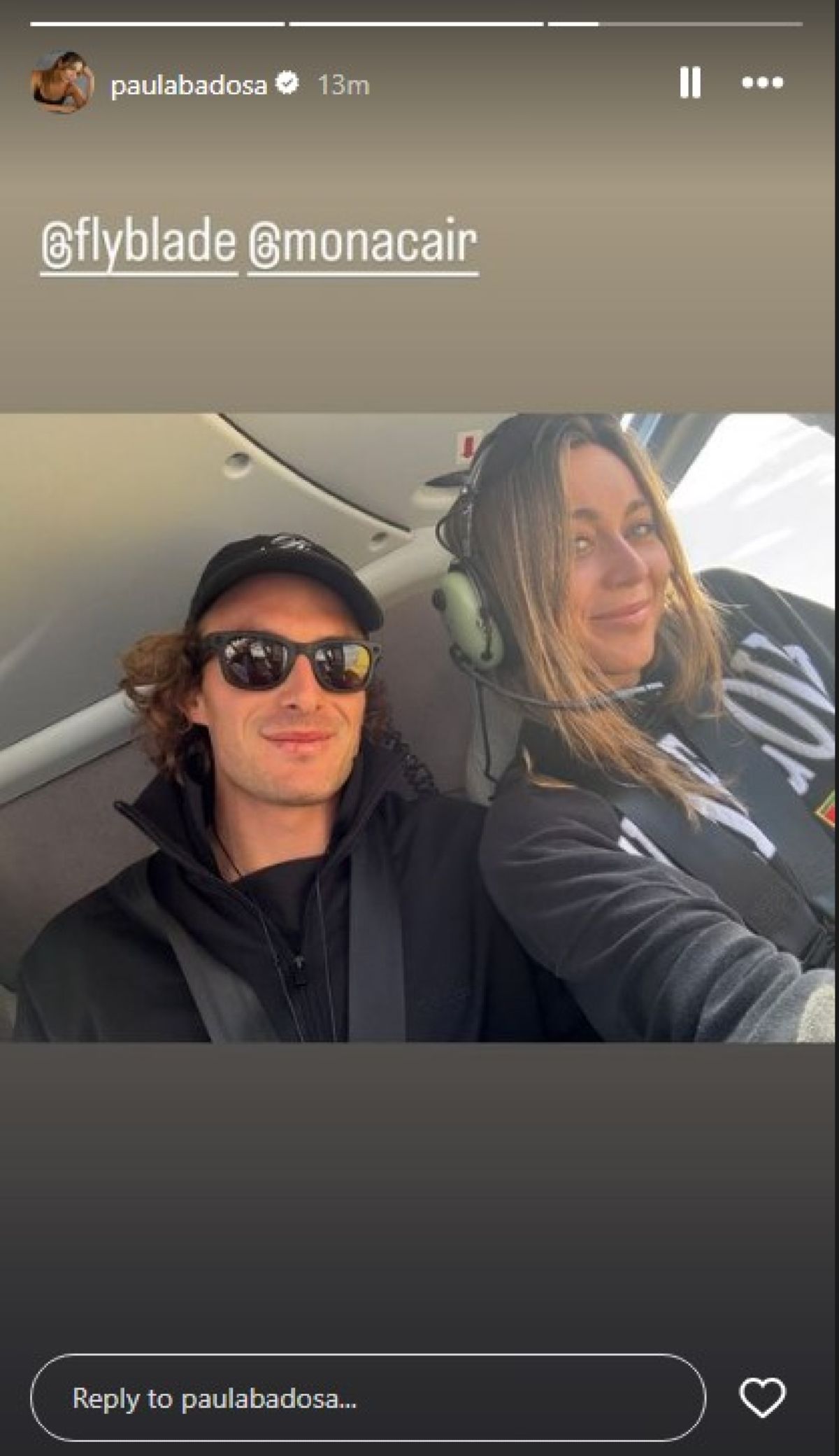 Ο Στέφανος Τσιτσιπάς με την Πάουλα Μπαντόσα