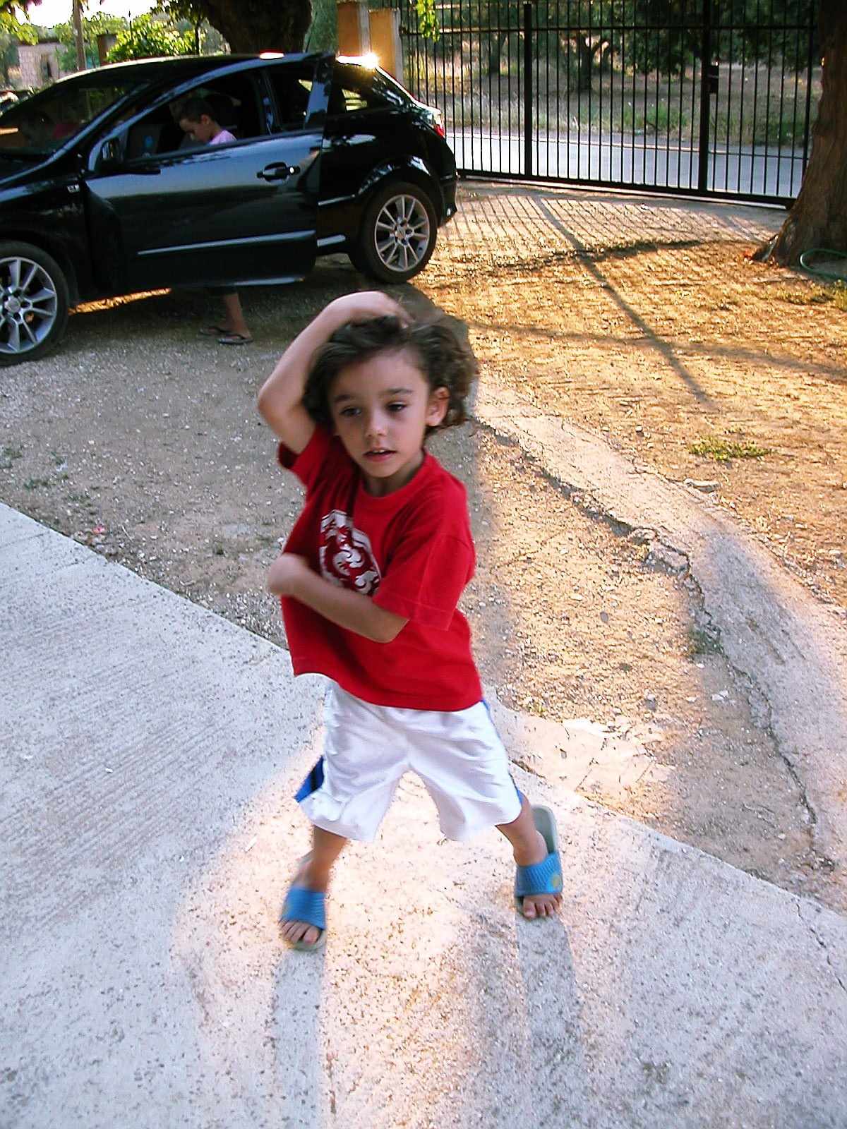 Ο Στέφανος Βλάχος σε παιδική ηλικία