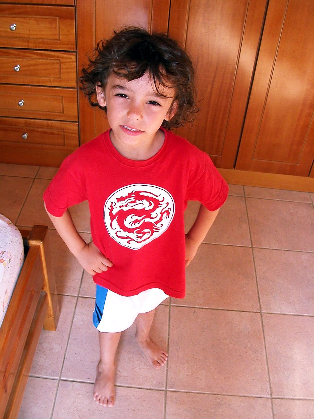 Ο Στέφανος Βλάχος σε παιδική ηλικία