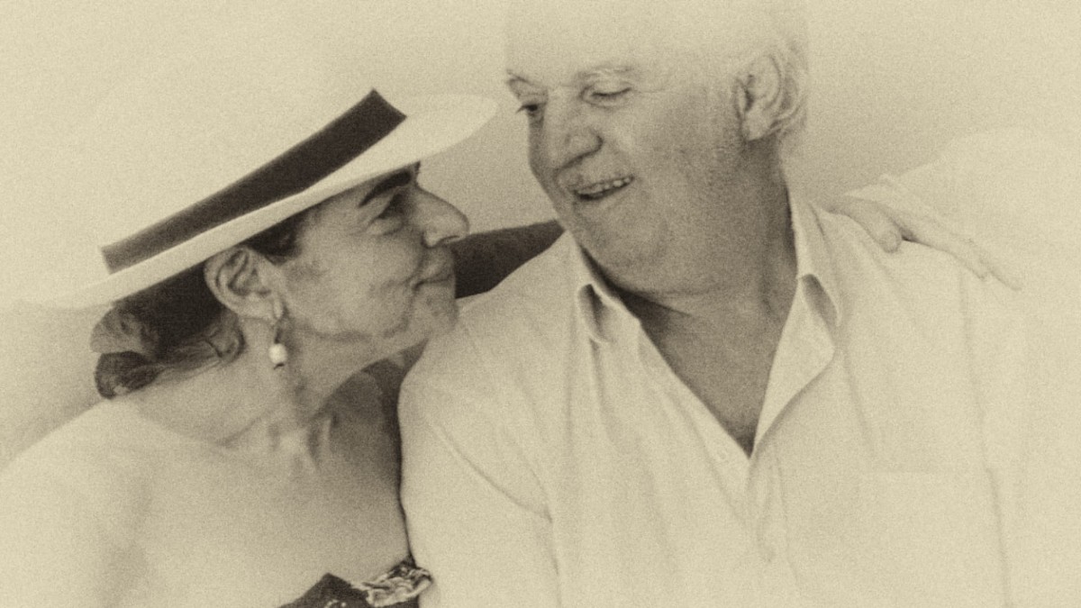 Η Μάνια Παπαδημητρίου με τον σύζυγό της, Ανδρέα Μαυραγάνη