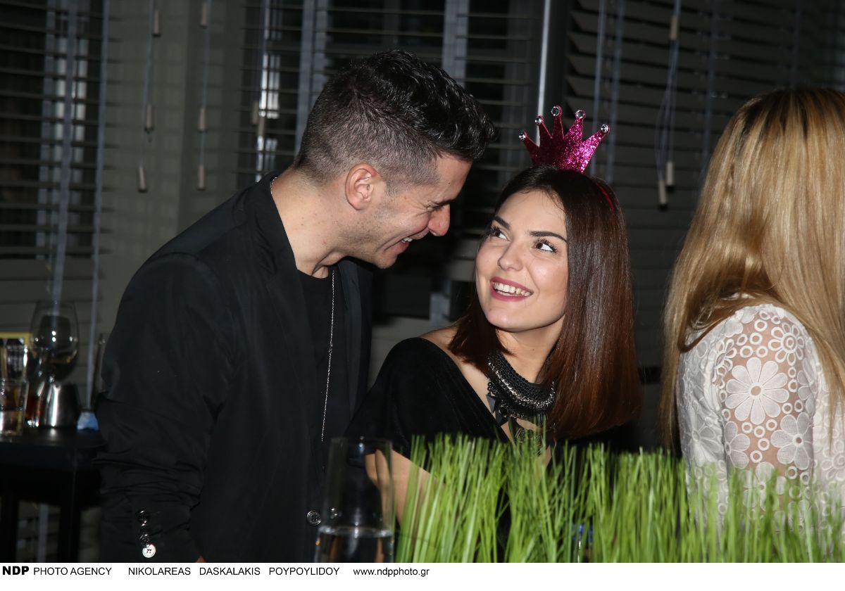 Η Βρισηίδα Ανδριώτου με τον πρώην σύντροφό της 