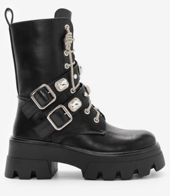 μαύρα αρβυλάκια με στρας