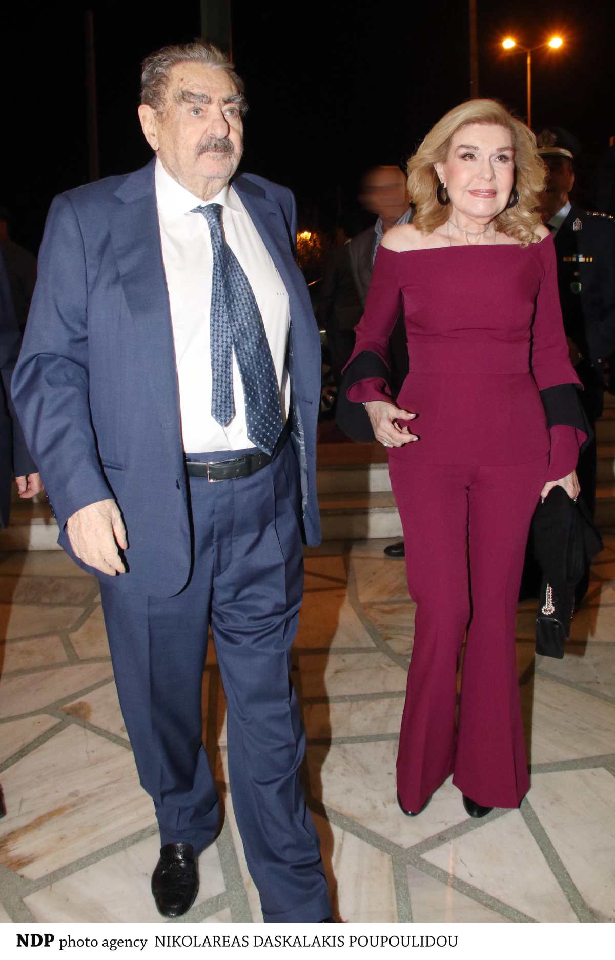 Ο Βαρδής Βαρδινογάννης με την Μαριάννα