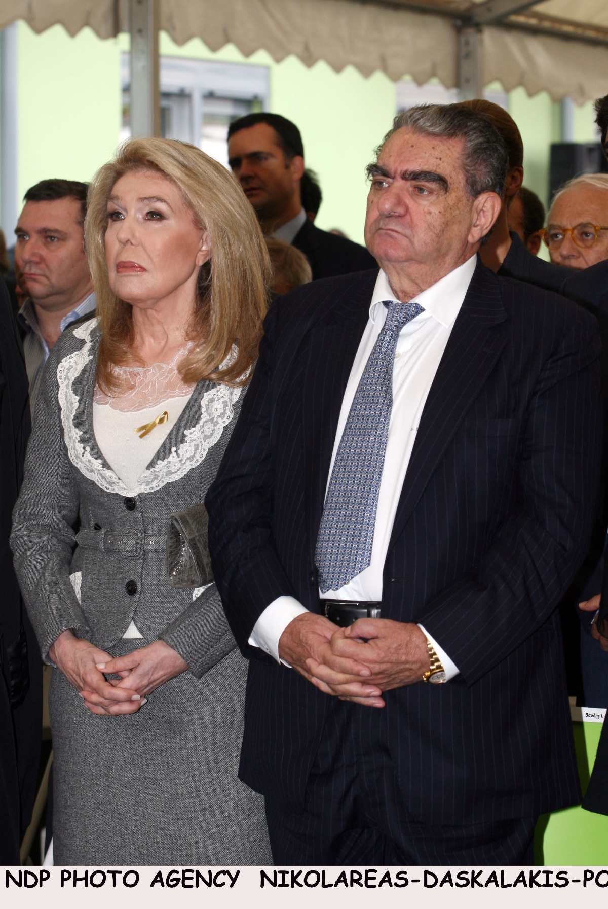 Ο Βαρδής Βαρδινογάννης με την Μαριάννα