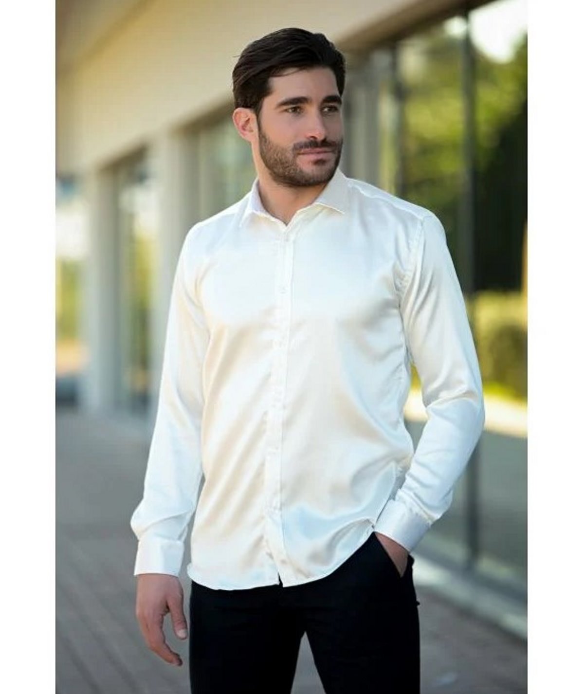 λευκό πουκάμισο bentailor.gr