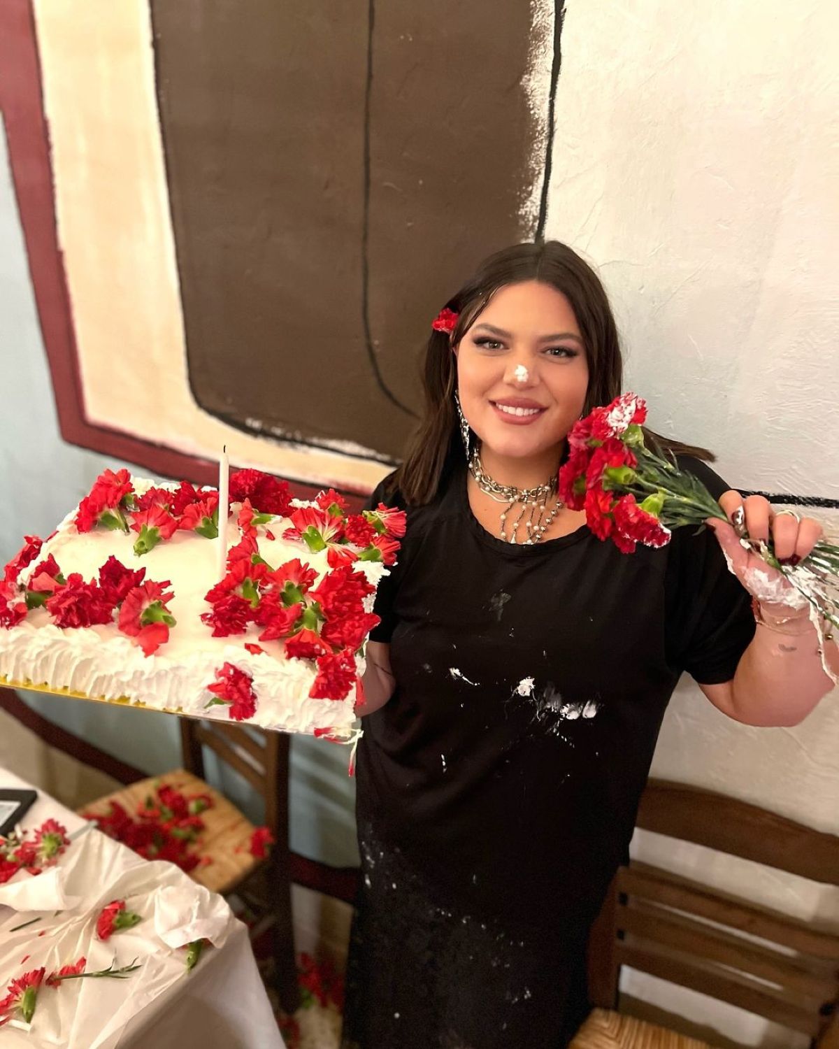 Η ανάρτηση της Δανάης Μπάρκα στο Instagram για τα γενέθλια της.