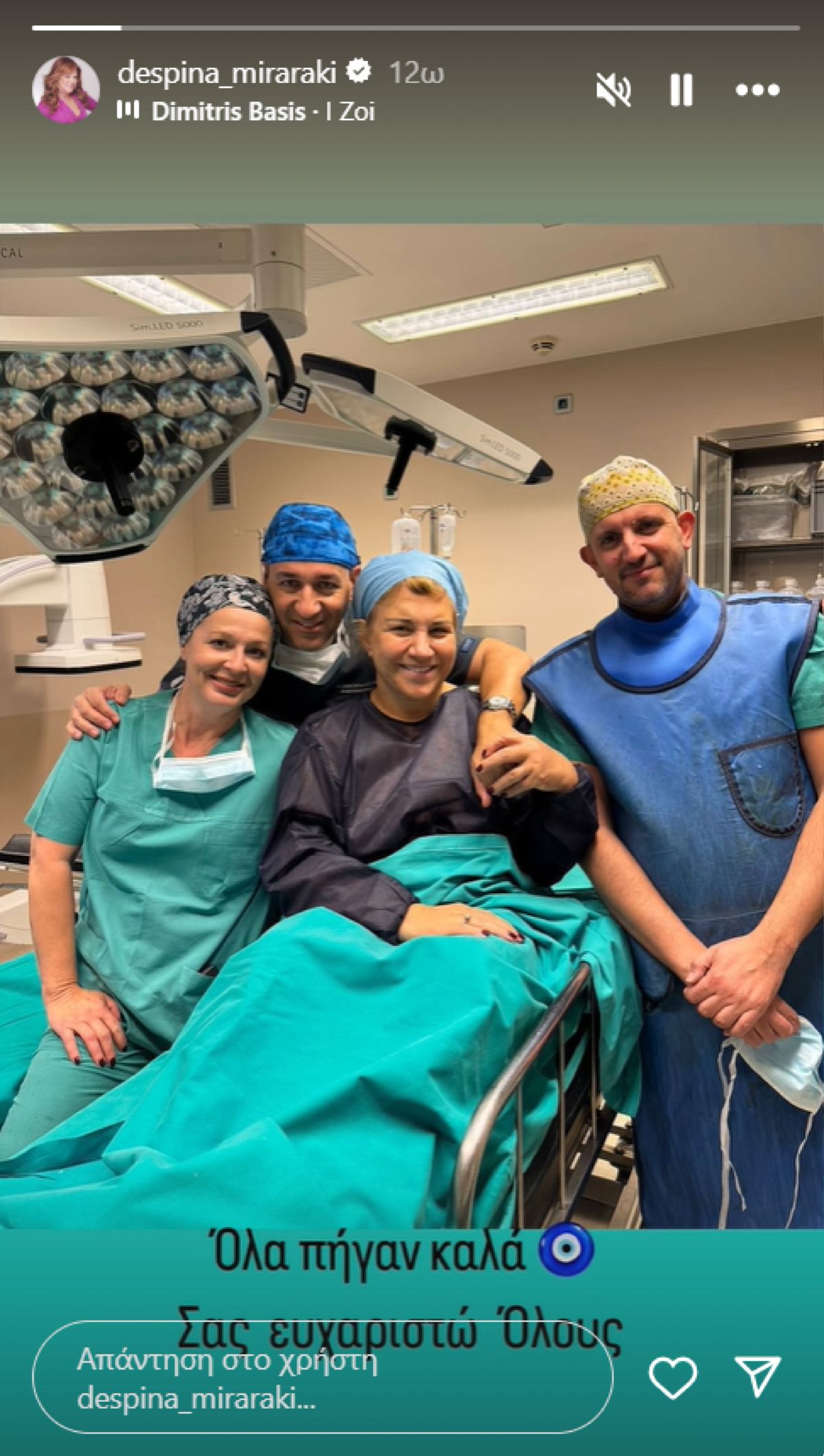 Η ανάρτηση της Δέσποινας Μοιραράκη στο Instagram.
