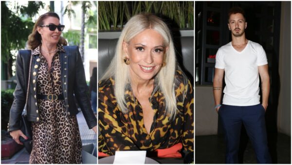 Η Τατιάνα Στεφανίδου, η Μαρία Μπακοδήμου και ο Νίκος Γκάνος