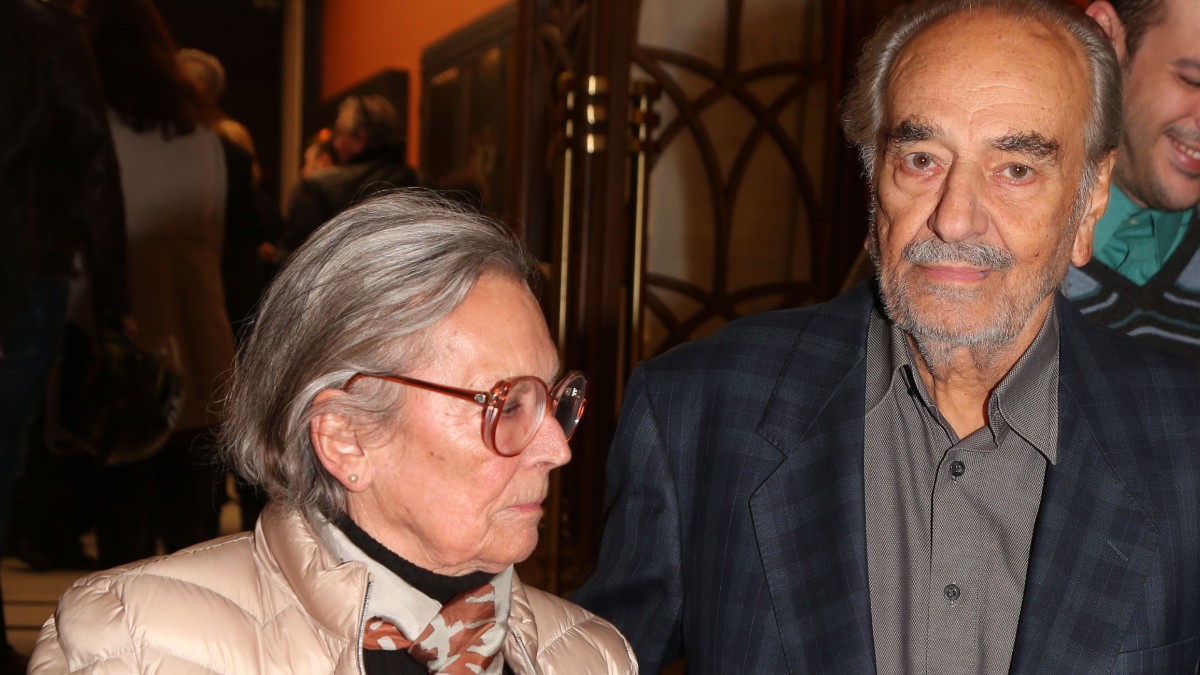 Ο Δημήτρης Καλλιβωκάς με την σύζυγό του