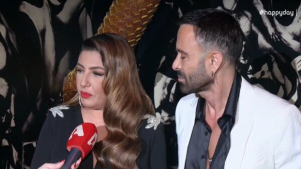 Η Έλενα Παπαρίζου στην κάμερα του Happy Day