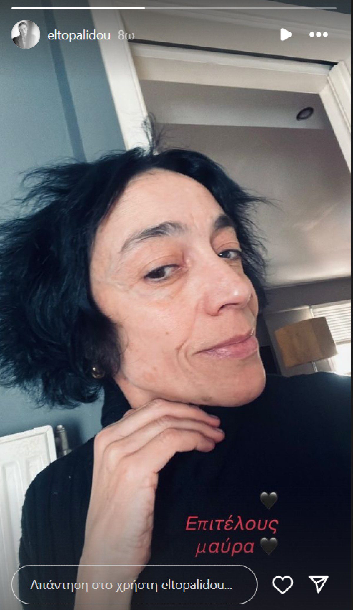 Η ανάρτηση της Έλενας Τοπαλίδου στο Instagram.