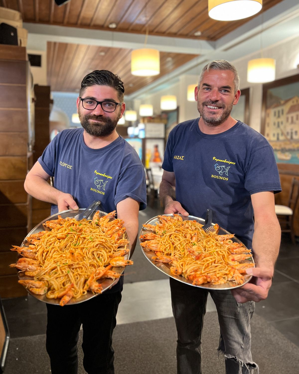 Η πεντανόστιμη γαριδομακαρονάδα του Μπούνου