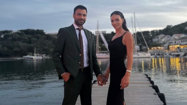 Ο Ανδρέας Γεωργίου με την Σιμώνη Χριστοδούλου σε προβλήτα