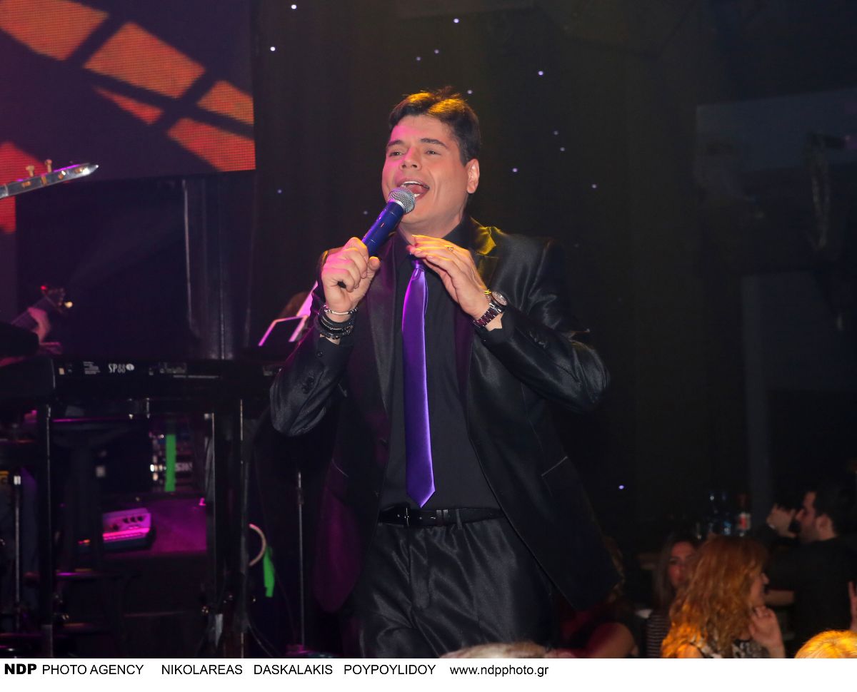 Ο Γιώργος Δασκαλάκης επί σκηνής στις 15-11-2014