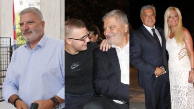Ο Γιώργος Πατούλης μόνος του, με τον γιο του και με την Μαρίνα Σταυράκη