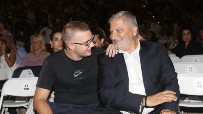 Ο Γιώργος Πατούλης και ο γιος του, Αλέξανδρος.