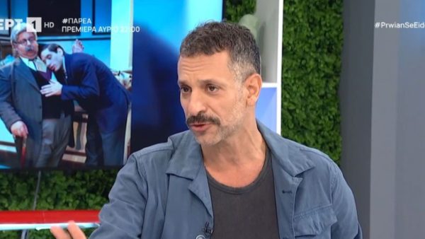 Ο Γιώργος Χρανιώτης μιλάει σε συνέντευξη.