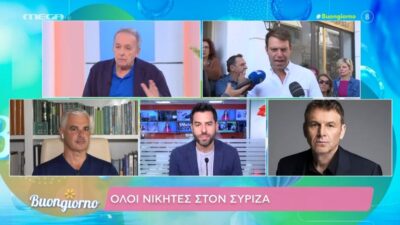 Ο Απόστολος Γκλέτσος στο Buongiorno