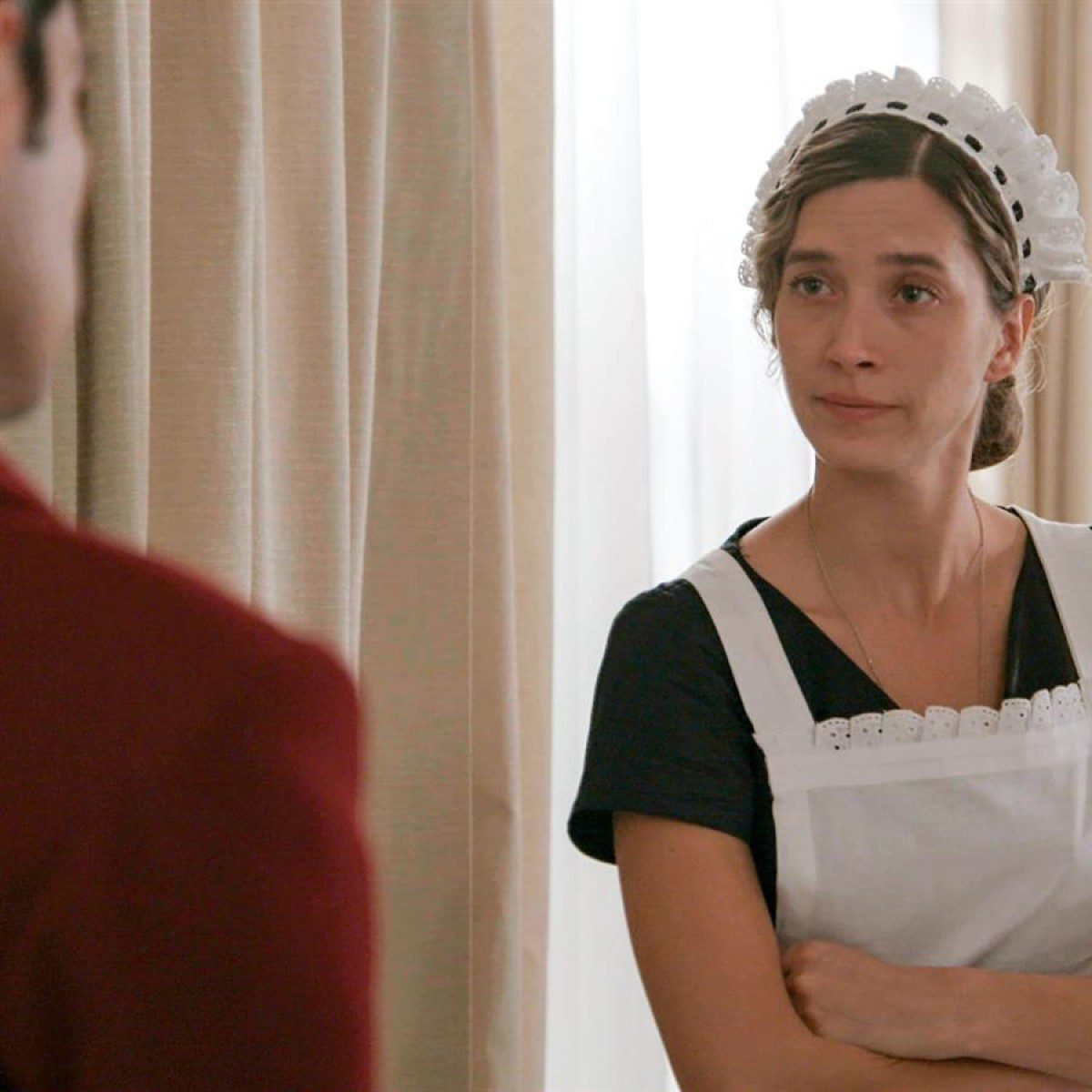 Η Ειρήνη σε σκηνή του Grand Hotel