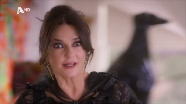 Η Μαρία Λεκάκη στη σειρά Η Κατάρα της Τζέλας Δελαγράφκα