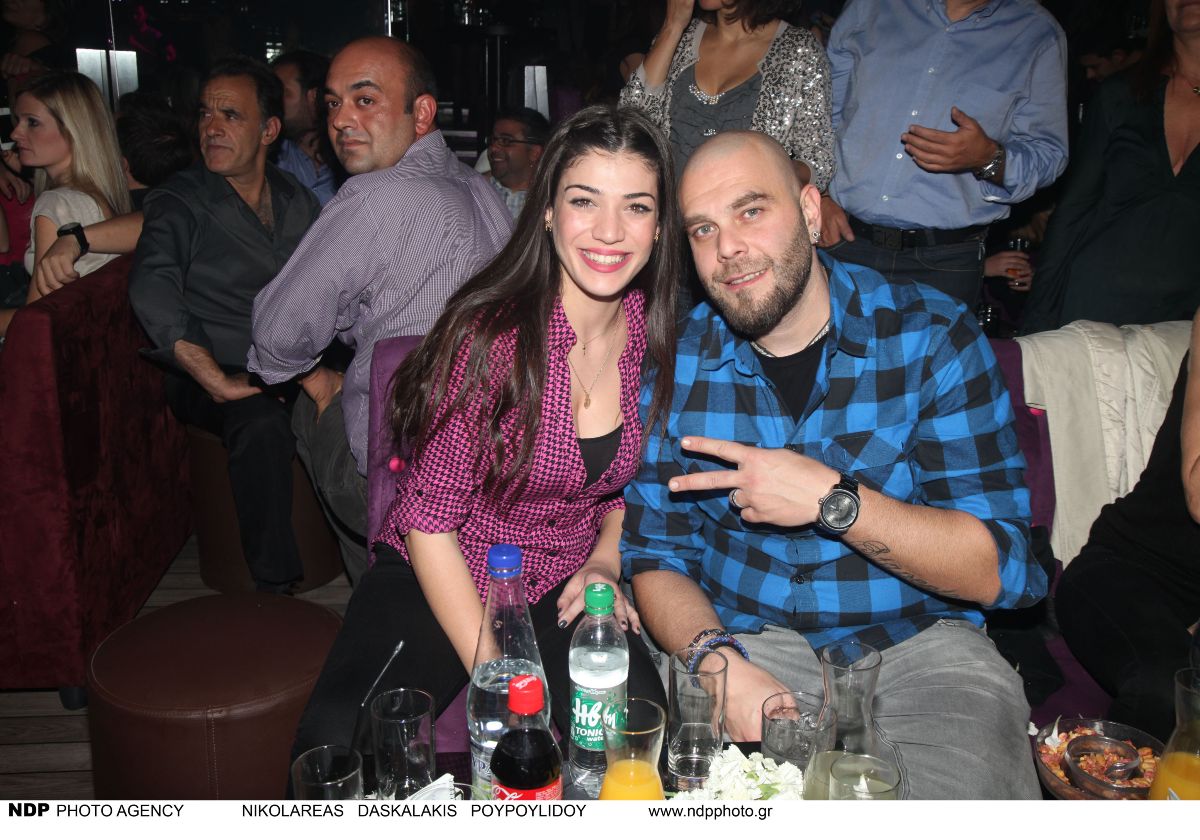 Η Ήβη Αδάμου και ο Μιχάλης Κουινέλης το 2012.