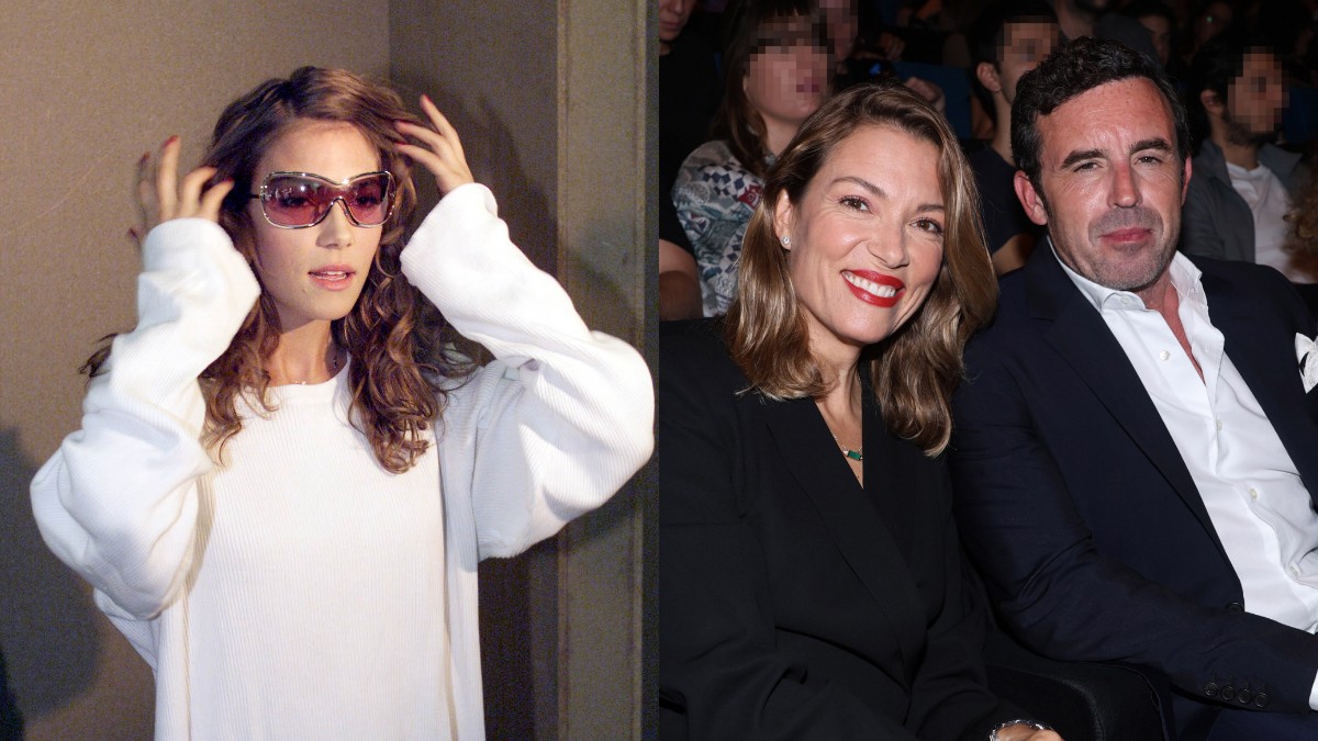 Η Καγιά σε μικρή ηλικία και δίπλα σήμερα με τον άντρα της