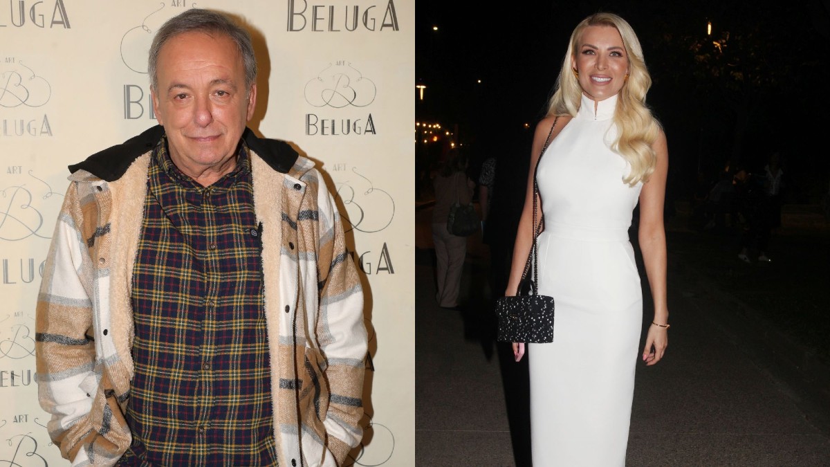 Ο Ανδρέας Μικρούτσικος και η Κατερίνα Καινούργιου.