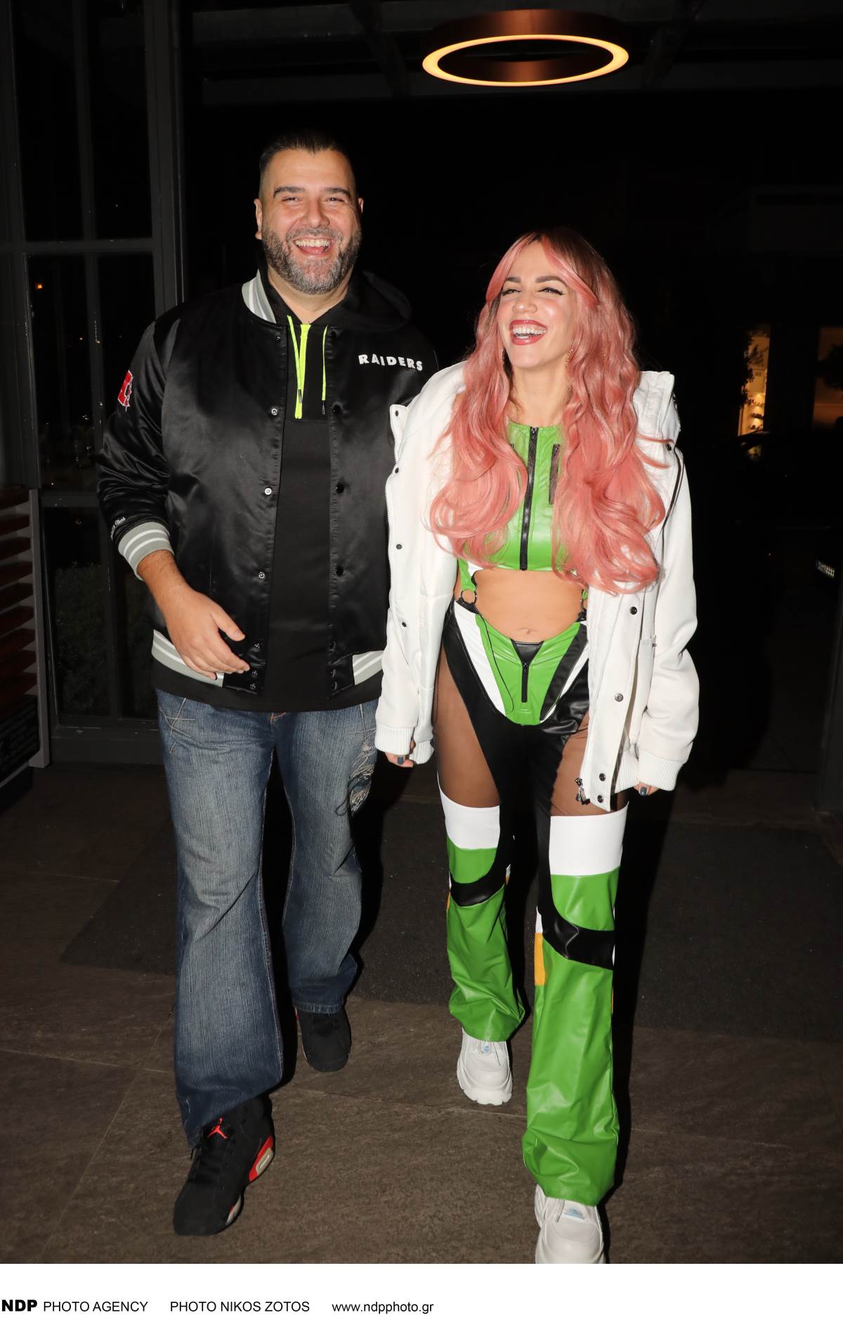 Η Κατερίνα Στικούδη και ο Βαγγέλης Σερίφης σε έξοδό του