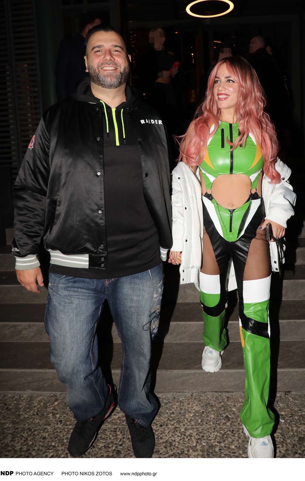 Η Κατερίνα Στικούδη και ο Βαγγέλης Σαρίφης σε κοινή τους έξοδο.