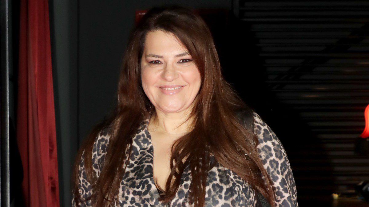 Η Κατερίνα Ζαρίφη σε έξοδό της