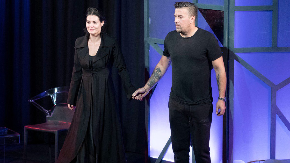 Μαρία Κορινθίου - Γιάννης Αϊβάζης, στην πρεμιέρα της παράστασης "Τελευταίος Χορός"