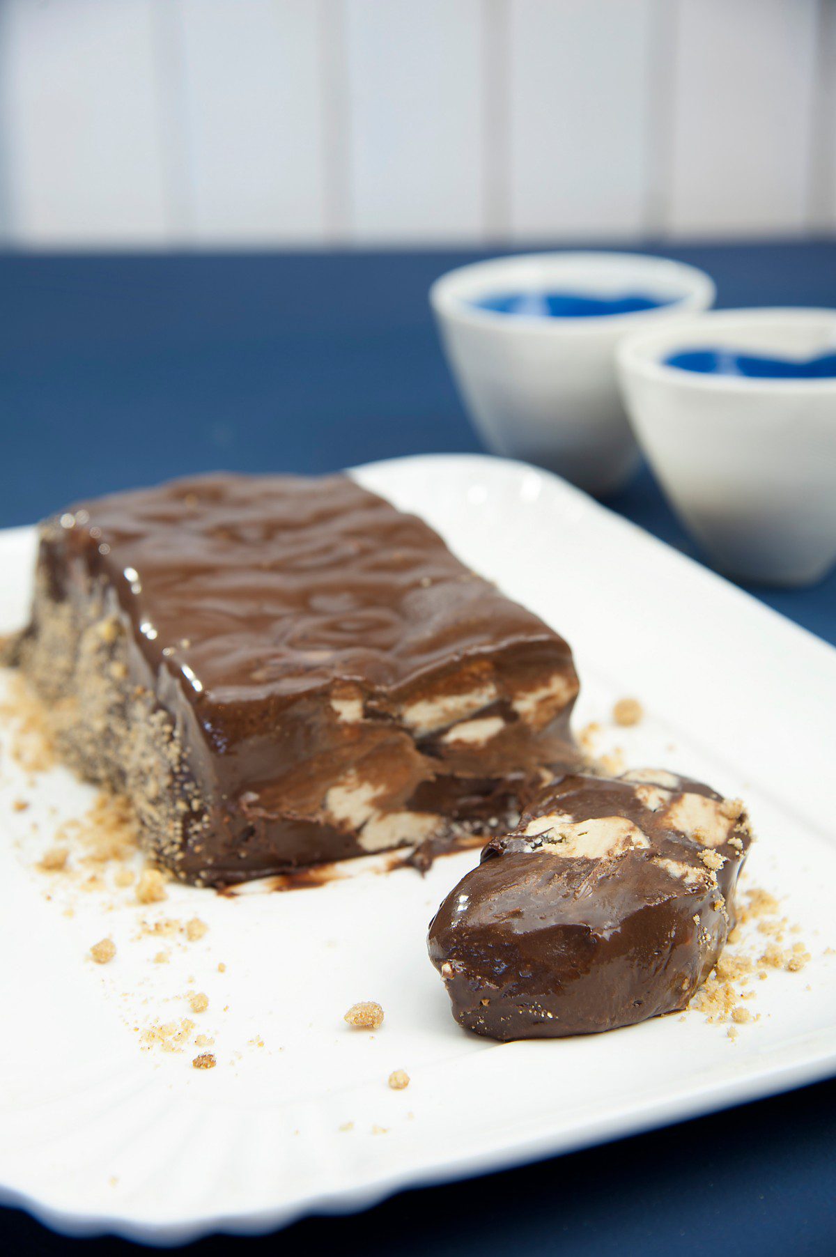 Κορμός σοκολάτας με χαλβά