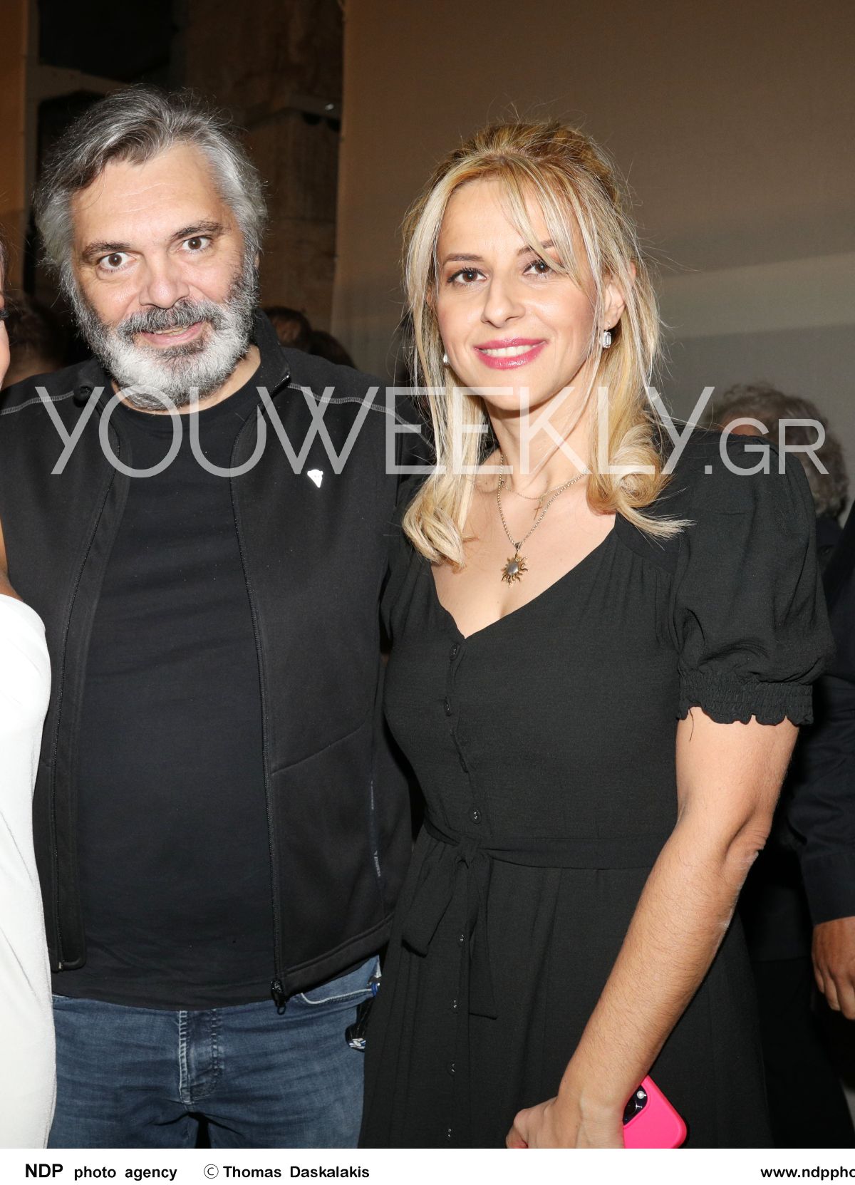 Ο Άλκης Κούρκουλος και η σύντροφός του, Δήμητρα Σταθοπούλου σε έξοδό τους