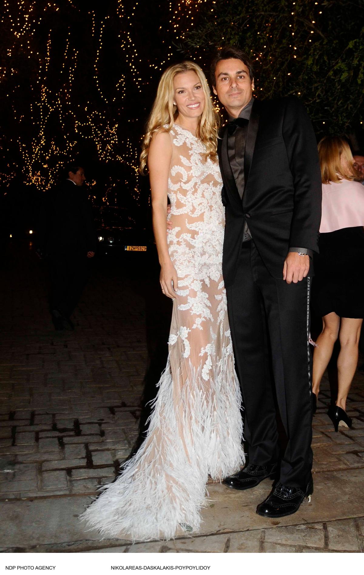 Φωτογραφία από τον γάμο της Καγιά και του Κριθαριώτη το 2010