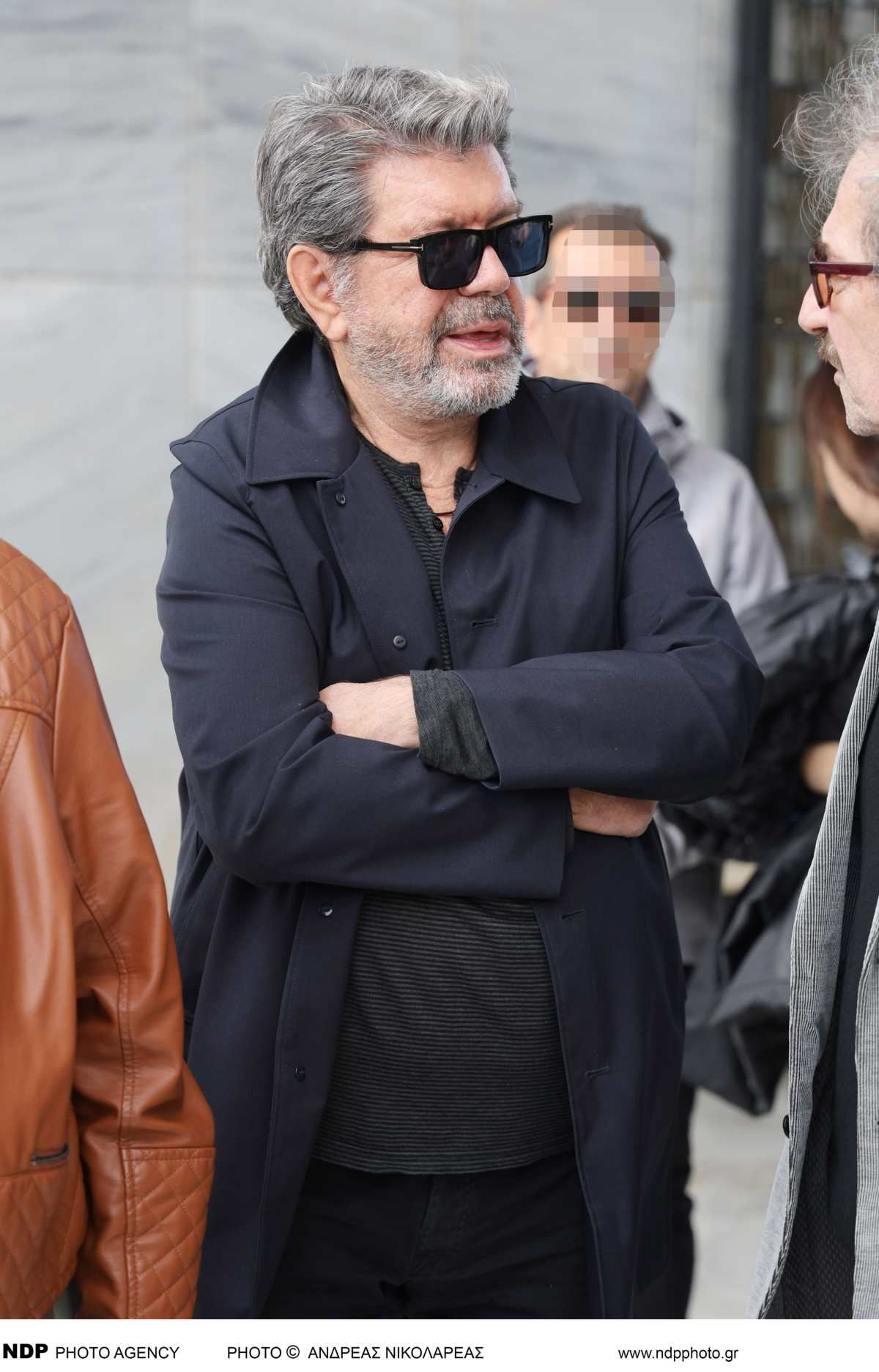 O Λάτσιος στην κηδεία Μανουσάκη