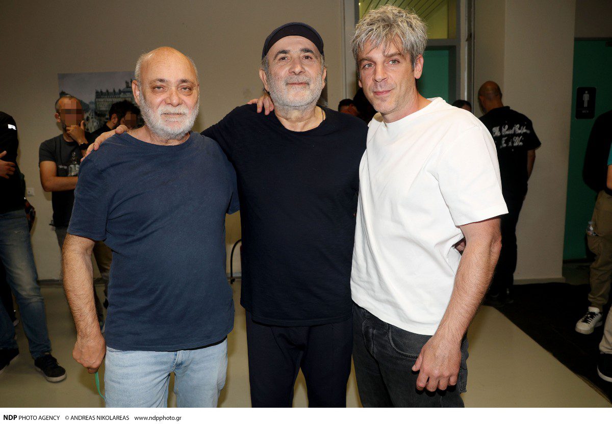 Ο Λάκης Λαζόπουλος με τον αδερφό του Κώστα